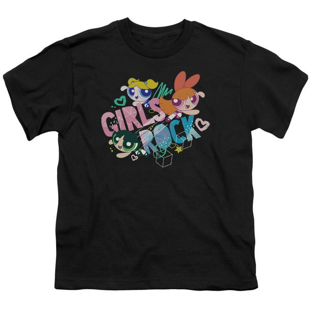 Powerpuff Girls The Girls Fly Unisex Youth Juvenile T-Shirt for Girls and Boys